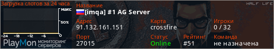 баннер для сервера hl. [imqa] #1 AG Server