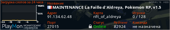 баннер для сервера garrysmod. MAINTENANCE La Faille d'Aldreya, Pokemon RP, v1.5