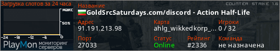баннер для сервера cs. GoldSrcSaturdays.com/discord - Action Half-Life