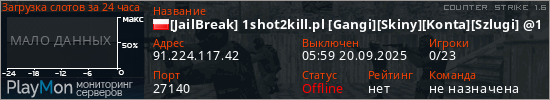 баннер для сервера cs. [JailBreak] 1shot2kill.pl [Gangi][Skiny][Konta][Szlugi] @1shot1kill.pl
