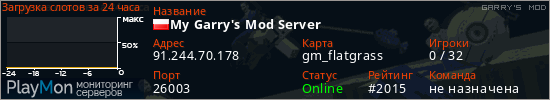 баннер для сервера garrysmod. My Garry's Mod Server