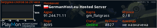 баннер для сервера garrysmod. GermanHost.eu Hosted Server