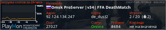 баннер для сервера css. Omsk ProServer |v34| FFA DeathMatch