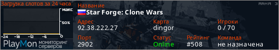 баннер для сервера arma3. Star Forge: Clone Wars