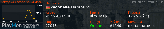 баннер для сервера cs. Zechhalle Hamburg