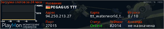 баннер для сервера garrysmod. PEGAGUS TTT