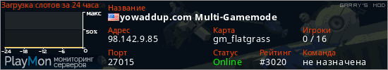 баннер для сервера garrysmod. yowaddup.com Multi-Gamemode
